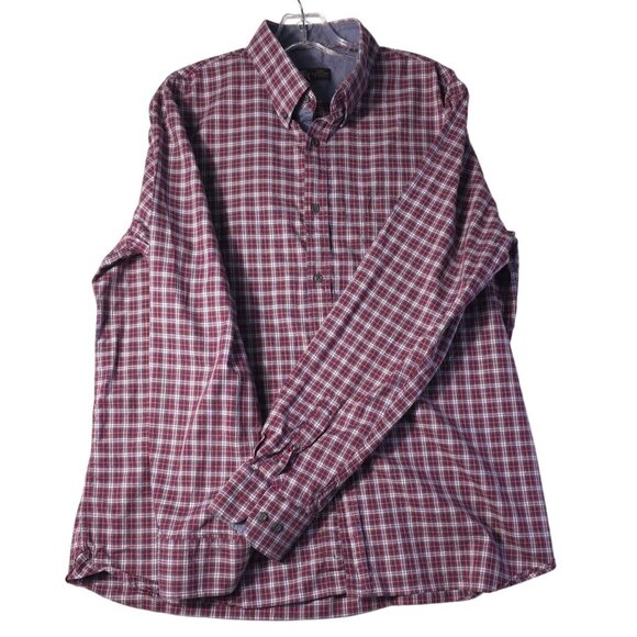 Hart Schaffner & Marx Men's XL Plaid Button-Up Shirt - Picture 5 of 6